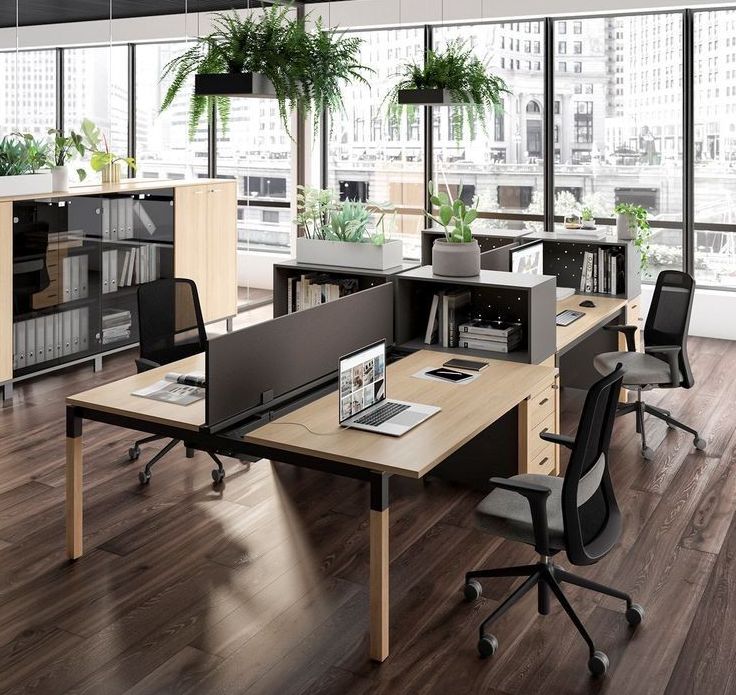 Acoustic Desk Divider - Slate Grey